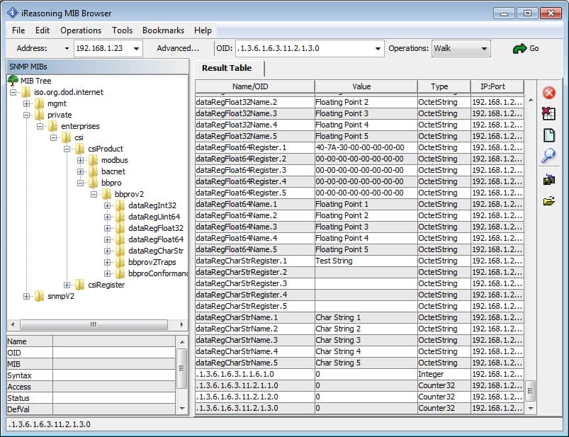 SNMP MIB Browser