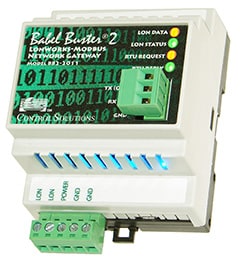 BB2-2011 Modbus RS-232 to LonWorks Gateway